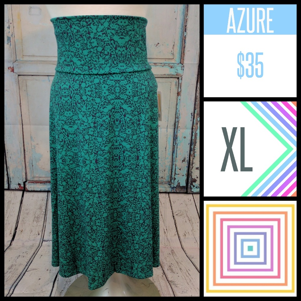 XL Azure Skirt